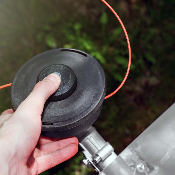 Actual product image Wiltec 2in1 petrol grass trimmer 1.76 hp brush cutter Brush cutter Lawn trimmer (Trim line, Metal cutting blade)