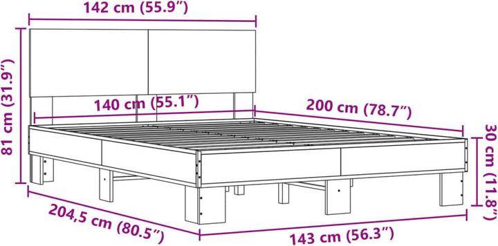 Actual product image VidaXL Kanika (140 x 200)