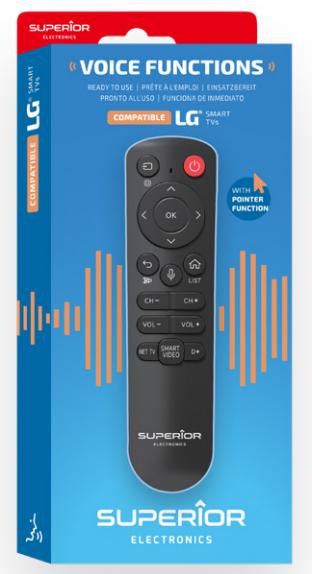 Produktbild Superior Telec.Univ. LG Bluetooth Controllo Vocale SUPTBB001 (Universal Fernbedienung, Bluetooth)