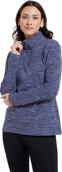 Actual product image Mountain Warehouse Womens/Ladies Snowdon Melange Fleece Top (50 D)
