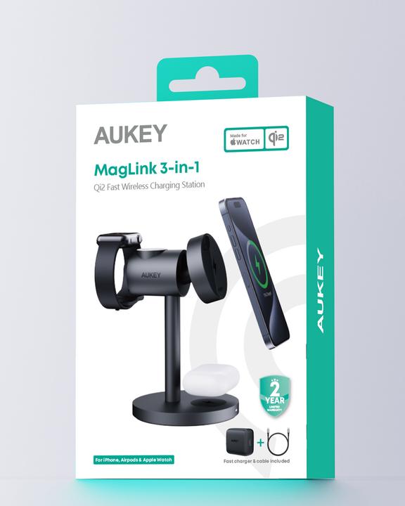 Image du produit Aukey MagLink 3-in-1 (15 W)