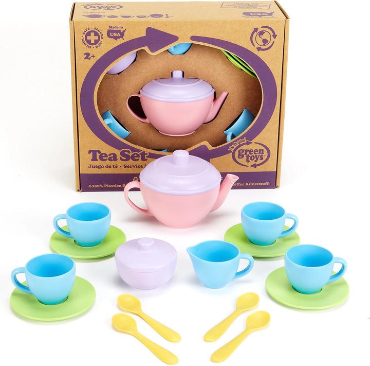 Actual product image Green Toys Green toy tea play set