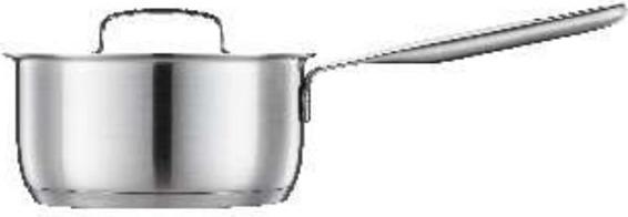 Actual product image Fiskars All Steel Saucepan with Lid, 1.5l (16 cm, Saucepan, Stainless steel)