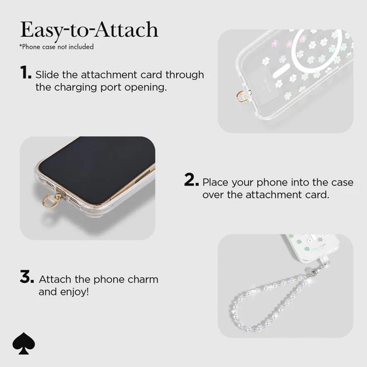Actual product image Kate Spade Universal Phone Charm Wristlet – Universal Phone Charm Wristlet (Rock Candy)