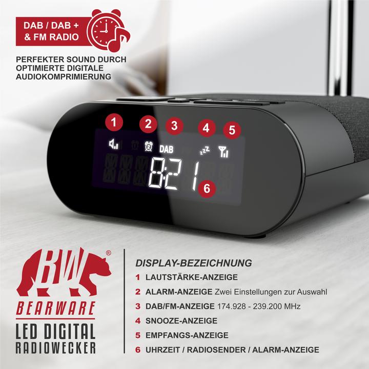 Image du produit Bearware Radio-réveil DAB Plus
