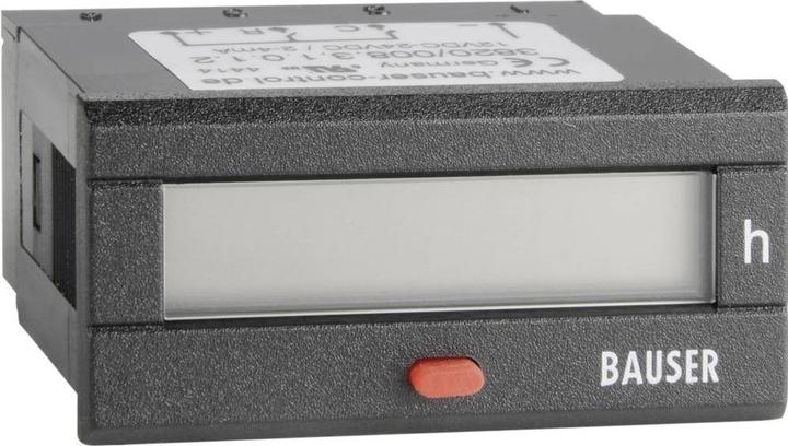 Actual product image Bauser Digital time counter TwinTechnik type Operating hours counter Operating hours counter