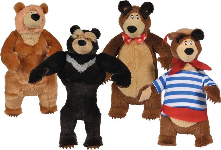 Immagine prodotto Simba Masha orso di peluche, 30cm, 4-sort.
