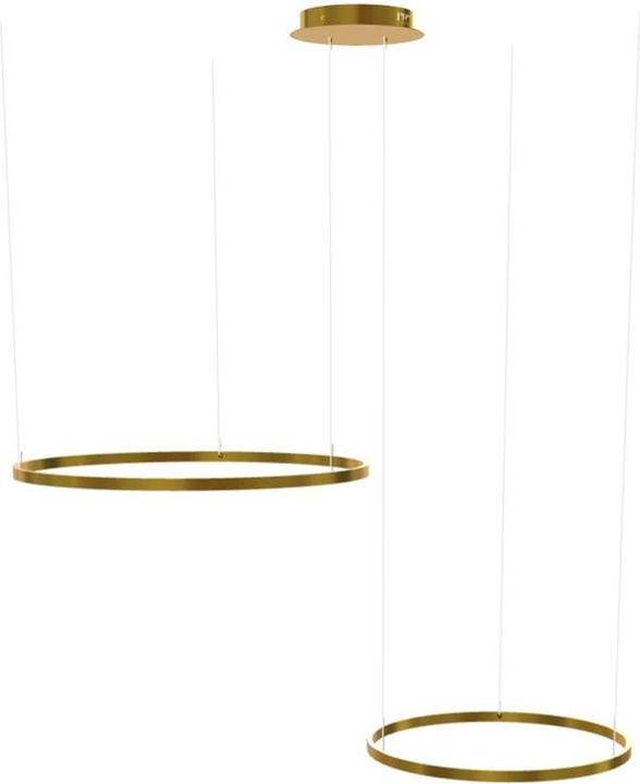 Produktbild s.luce Hängelampe Ring Gold Ø 80 | 60cm
