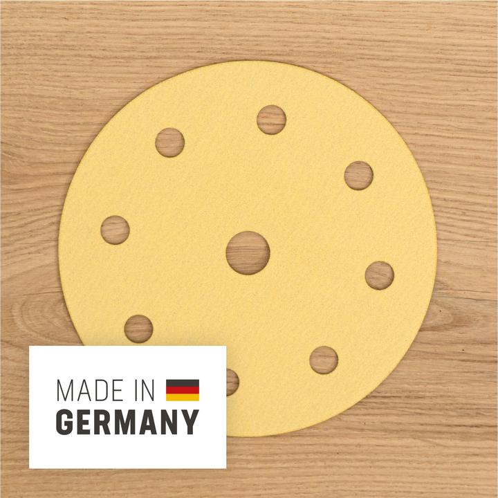 Image du produit Stier Disques abrasifs Universal D125 / P100 / 8 trous (P100)