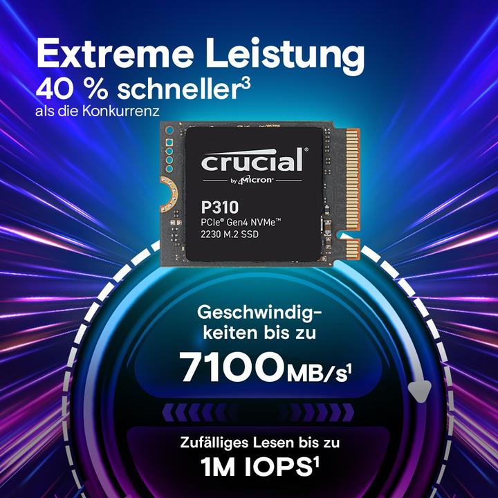 Image du produit Crucial P310 (2000 Go, M.2 2230)