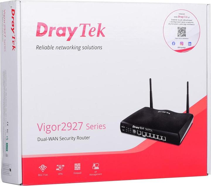 Produktbild Draytek Kelvedžio „ Vigor 2927 AX“