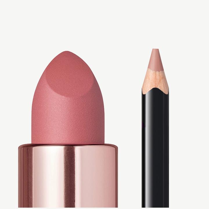 Actual product image Anastasia Beverly Hills Lip Kit (Velvet-Matte Lip Duo - Muted Mauve & Hush Rose)