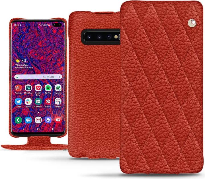 Immagine prodotto Noreve Cover in pelle verticale (Samsung Galaxy S10+)