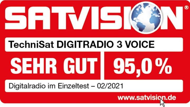 Immagine prodotto TechniSat DigitRadio 3 Voce (DAB, FM)