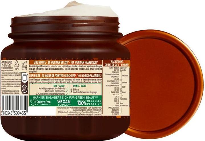 Immagine prodotto Garnier Maschera riparatrice Ultra Doux Hair Remedy Honey Secrets (340 ml)