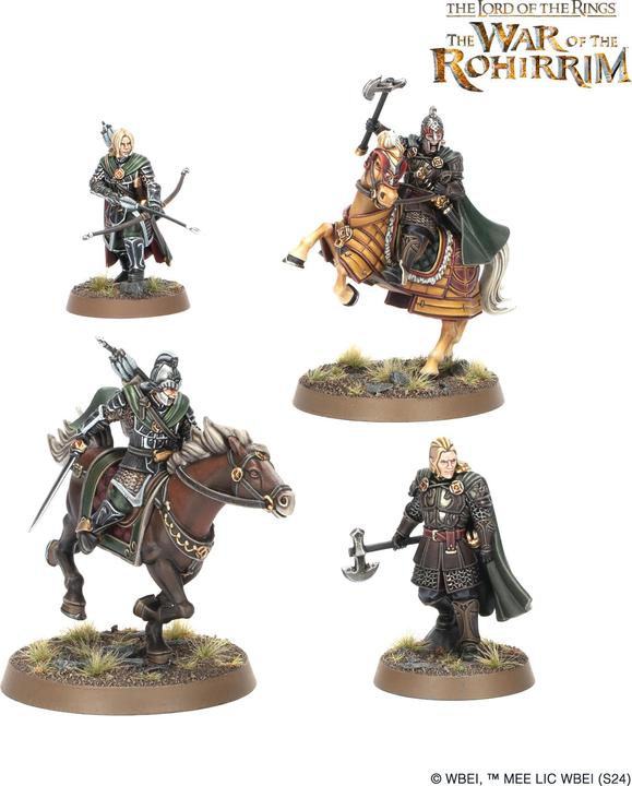 Produktbild Games Workshop Warhammer Middle Earth - Rohan Haleth & Hama, Princes du Rohan (Kunststoff)