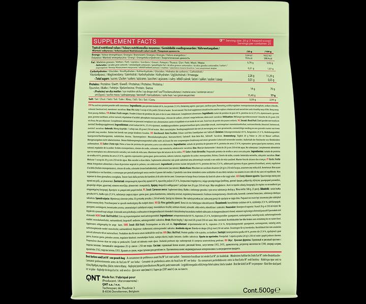 Image du produit QNT Vegan Protein Zero Sugar (Fruits rouges, 1 pcs, 500 g)
