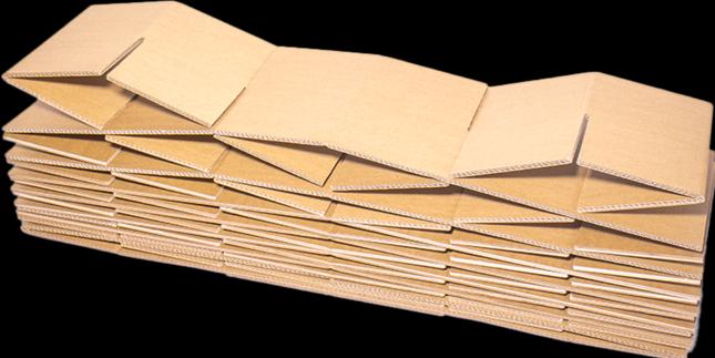 Actual product image Bins and Boxes Cardboard folding bed (160 x 200 cm)