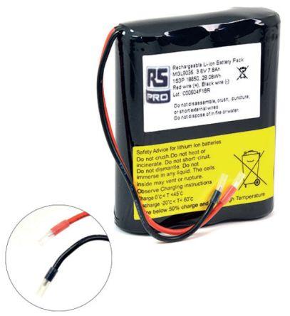 Actual product image Rs Pro 3.6V Rechargeable Battery Pack, 7.8Ah - Pac (3.60 V, 7800 mAh)