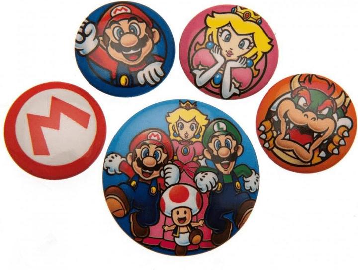 Super Ansteckerset 5Erpack Kunststoff