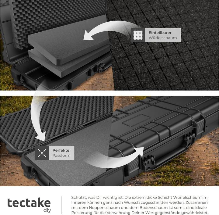 Produktbild tectake Gewehrkoffer Universalbox (48.50 l)