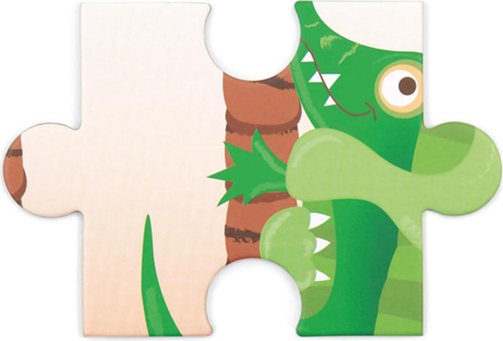 Image du produit Scratch Puzzle en forme de crocodile 36 pièces (36 pièces)