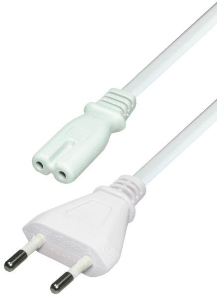 Actual product image Niwotron Mains cable Euro plug straight (2 m)