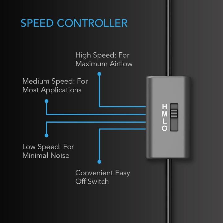 Produktbild AC Infinity 2er Set USB-Lüfter (120 mm, 2 x)