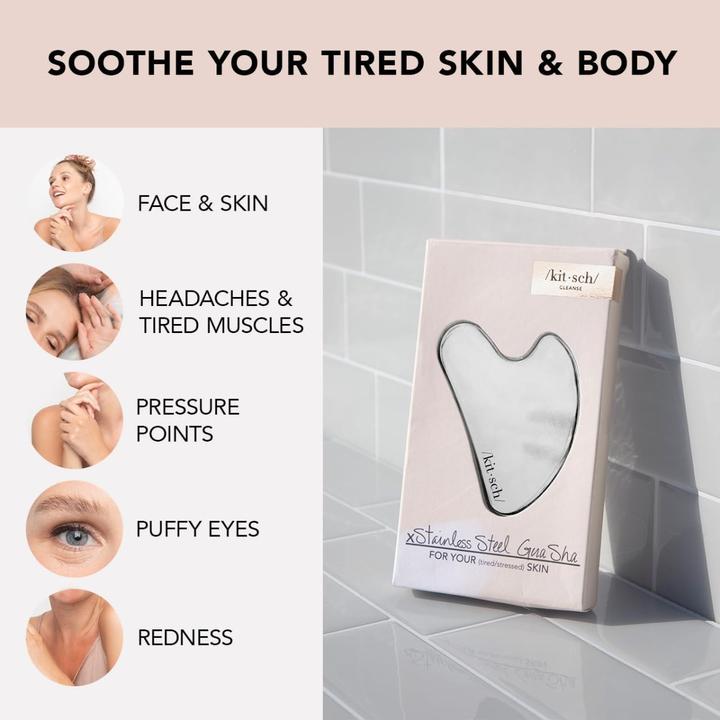 Image du produit Kitsch Acier inoxydable Gua Sha