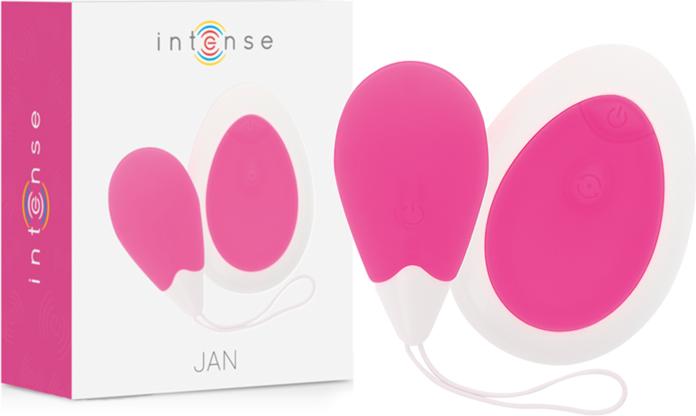 Actual product image Intense Jan Vibrating Egg Remote Deep Pink