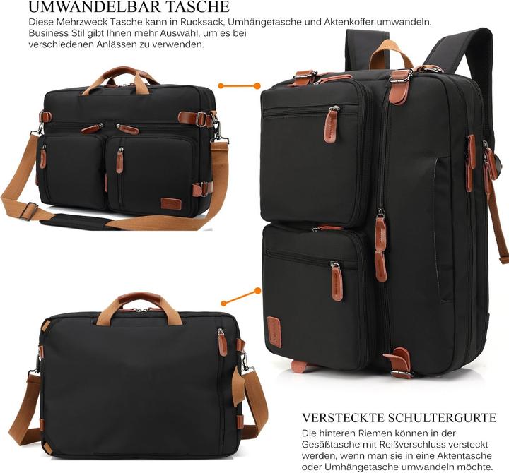 Produktbild CoolBELL Umwandelbare Laptop-Tasche für 17 Zoll (17")