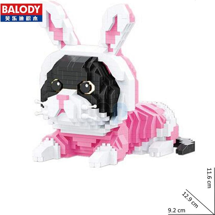 Produktbild Balody 18404 - Katze mit Hasenkostüm (967 Teile)
