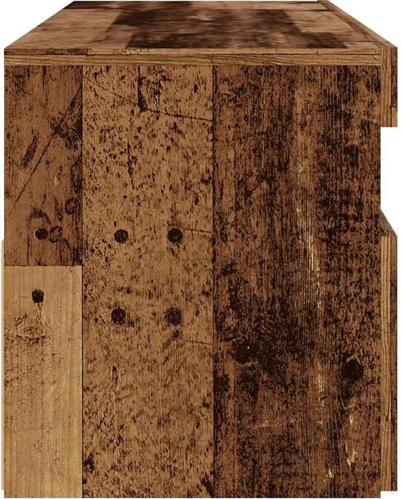 Image du produit VidaXL TV Schrank Lowboard Fernsehschrank Fernsehtisch mit LED Altholz-Optik (120 x 35 x 40 cm)