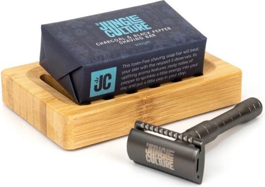 Actual product image Jungle Culture - Charcoal & black pepper shaving soap (Shaving soap)
