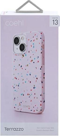 Actual product image Uniq Unique case Coehl Terrazzo iPhone 13 6.1 quot pink (Apple iPhone 13)