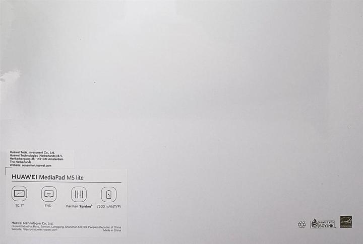 Productafbeelding Huawei MediaPad M5 Lite (4G, 10.10", 32 GB, Siderisch grijs)