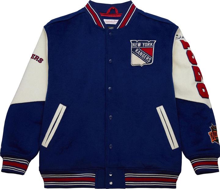 Immagine prodotto Mitchell & Ness M&N Vintage Varsity Wool Jacke - NHL New York Rangers - XXL (XXL)