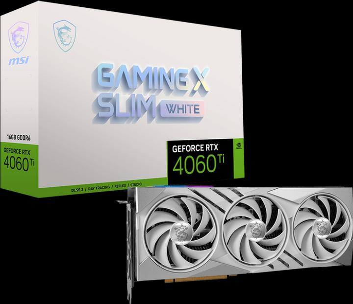 Actual product image MSI GeForce RTX 4060 Ti Gaming X Slim (16 GB)