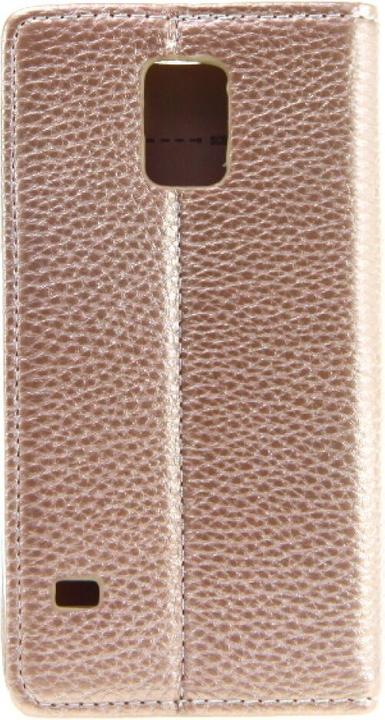 Produktbild Xundd Book Case Fashion for Galaxy S5 - gold 4250710563838 (Samsung Galaxy S5)