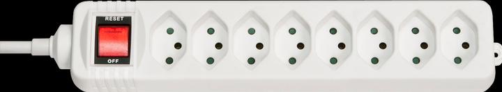 Image du produit Lindy Bloc d'alimentation avec interrupteur, CH (8 x, CEE 7/3, 1.40 m)