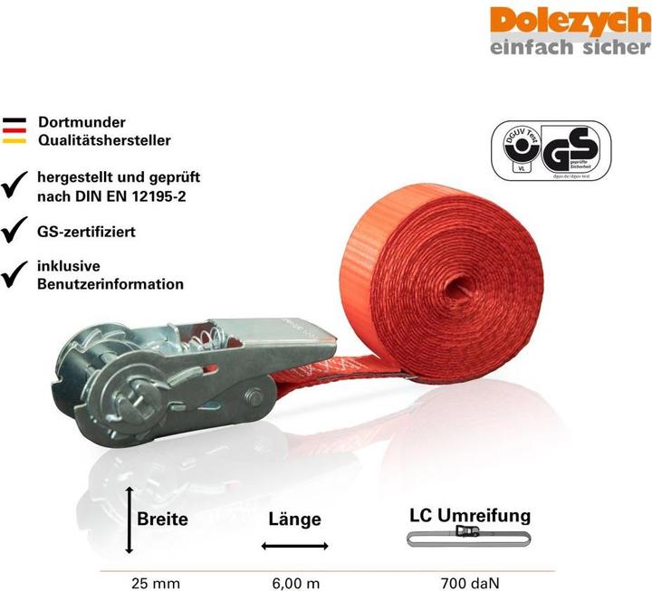 Actual product image Dolezych Lashing strap