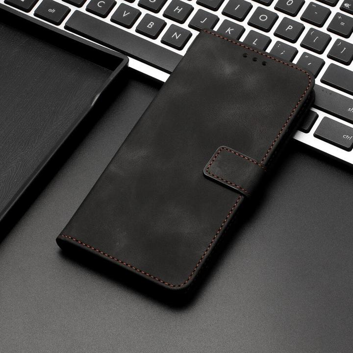 Actual product image Cover-Discount Wildleder Look Etui im Vintage Design (Samsung Galaxy S25 Ultra)