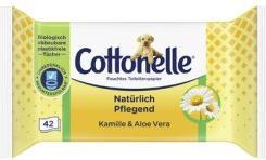 Actual product image Cottonelle Moist toilet paper Naturally caring 1-ply, 42 tissues (42 Piece)