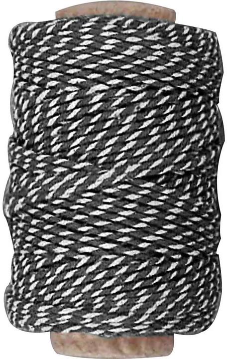 Actual product image Creativ Company Textile ribbon cotton 50 m black/white (50 m)