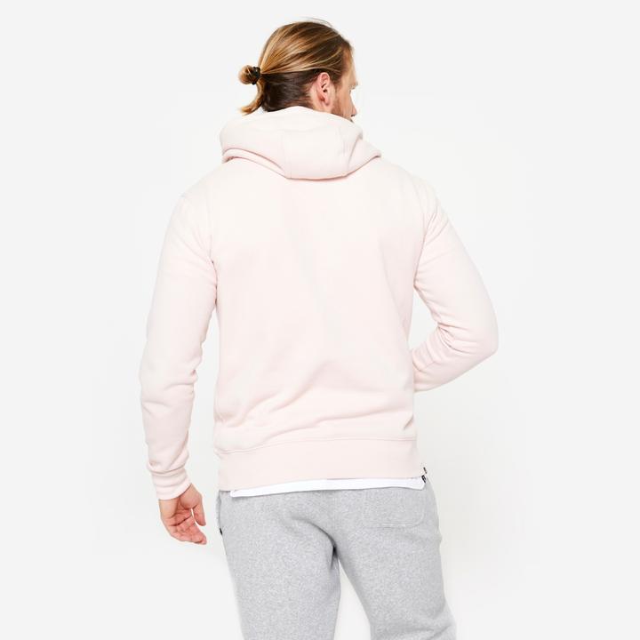 Produktbild Domyos Hoodie Herren warm Baumwollgewebe - rosa (S)