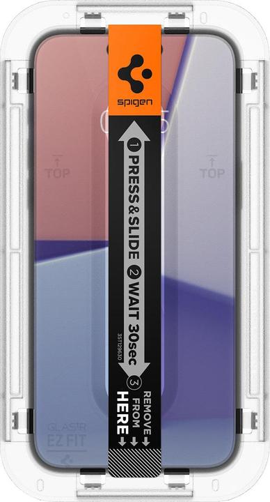 Produktbild Spigen Glas.TR EZ Fit (2 Stück, Apple iPhone 15)