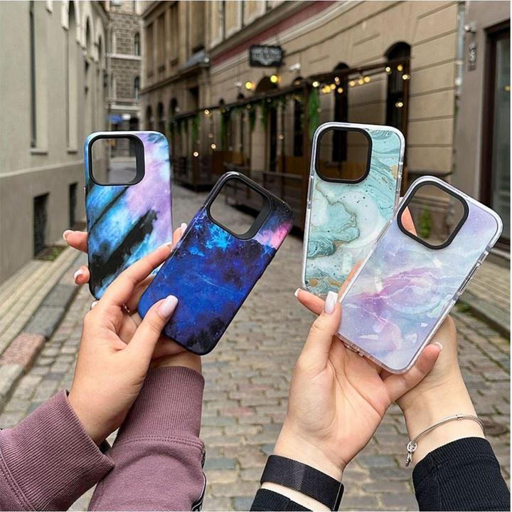 Actual product image Evelatus iPhone 15 Pro Max PC+TPU With MagSafe Customised Print (Apple iPhone 15 Pro Max)