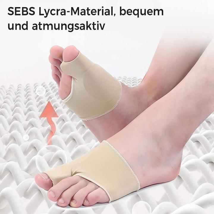 Immagine prodotto Cbx Benda per la correzione dell'alluce valgo con cuscinetto in silicone integrato 2 pezzi (Crema piedi e gel piedi)