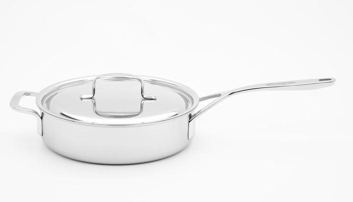 Actual product image Demeyere 5 Plus saucepan low 24cm with lid (24 cm, Saucepan, Stainless steel)