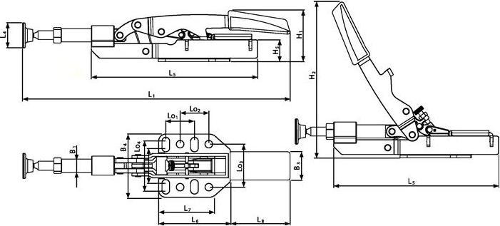 Productafbeelding Bessey Push/pull knevelklem (10 mm)